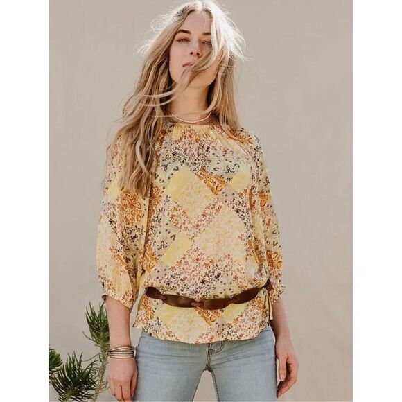 New Womens Matilda Jane Good Hart Gh Rockport Blouse Size Large